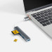 USB-хаб Slotto, серый USB-хаб Slotto, серый