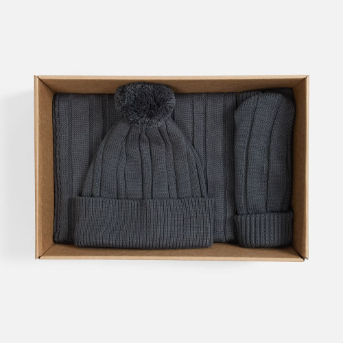 Набор Knit Beat, серый (графит) Набор Knit Beat, серый (графит)