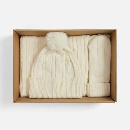 Набор Knit Beat, белый (молочный) Набор Knit Beat, белый (молочный)