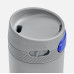 Термостакан X1 с цветной кнопкой, серый с синим Термостакан X1 с цветной кнопкой, серый с синим