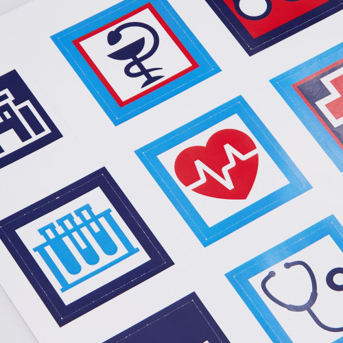 Стикерпак бумажный Industry, медицина Стикерпак бумажный Industry, медицина
