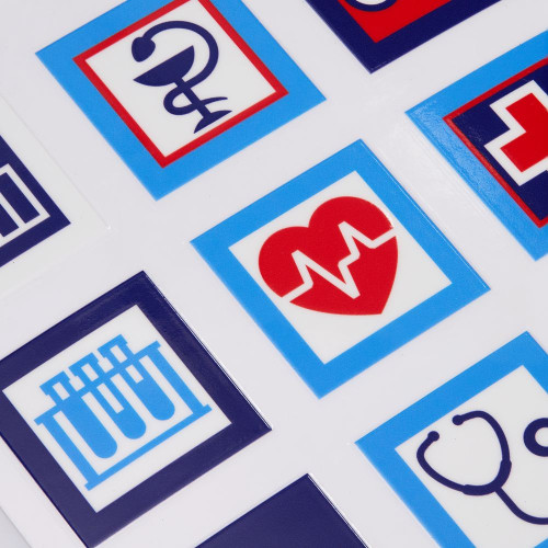 Стикерпак UV-DTF Industry, медицина Стикерпак UV-DTF Industry, медицина