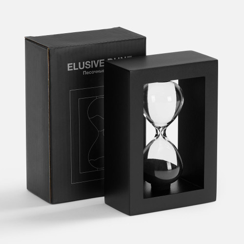 Песочные часы Elusive Dune, черные