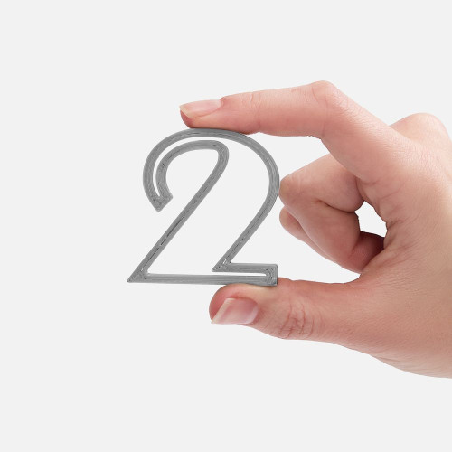 Подвеска Symbol, 3D-печать на заказ, цифра 2 Подвеска Symbol, 3D-печать на заказ, цифра 2