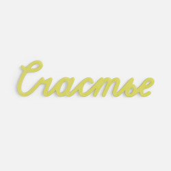 Подвеска Word, 3D-печать на заказ, счастье