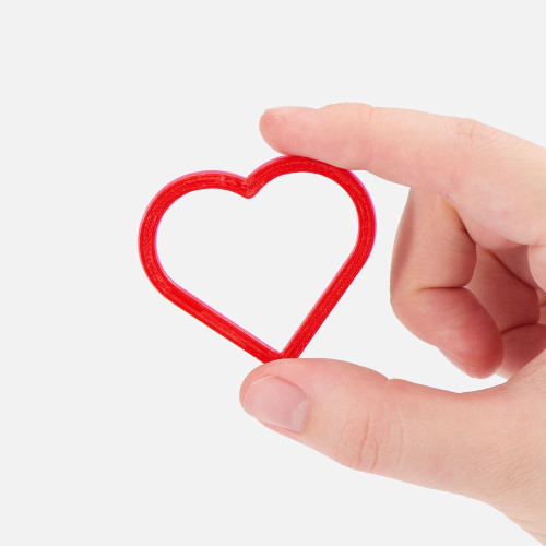 Подвеска Contour, 3D-печать на заказ, сердце Подвеска Contour, 3D-печать на заказ, сердце