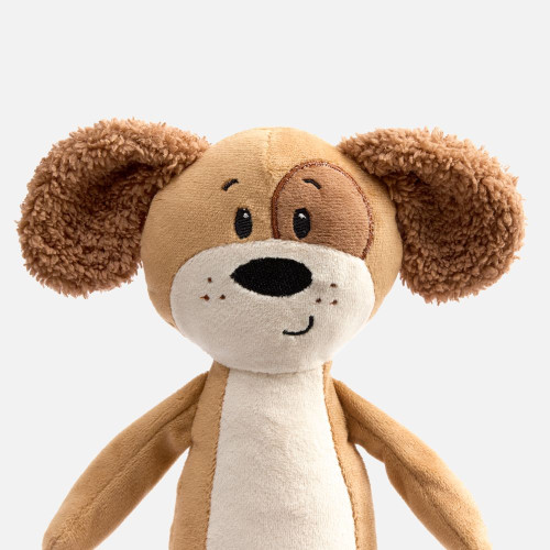 Мягкая игрушка Beastie Toys, собачка с белым шарфом Мягкая игрушка Beastie Toys, собачка с белым шарфом