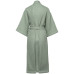 Халат вафельный женский Boho Kimono, зеленая мята
