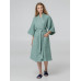 Халат вафельный женский Boho Kimono, зеленая мята