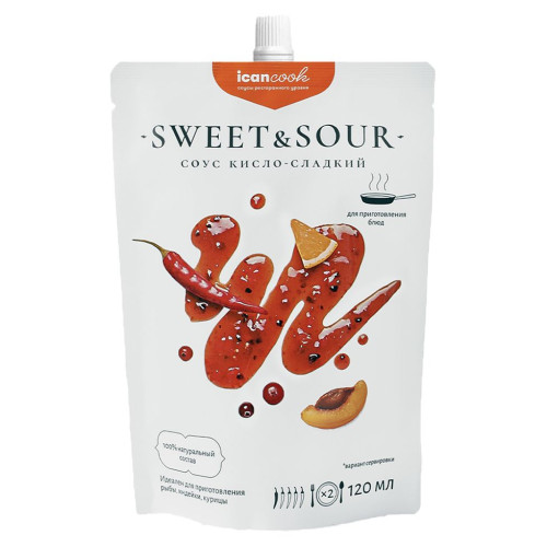 Соус Icancook, малый, кисло-сладкий Соус Icancook, малый, кисло-сладкий