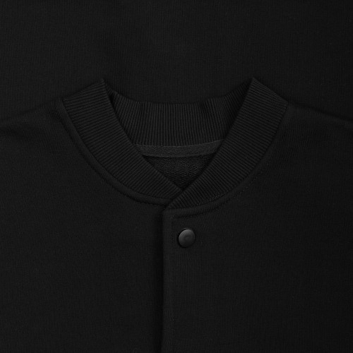 Бомбер унисекс Nuppu, черный Бомбер унисекс Nuppu, черный