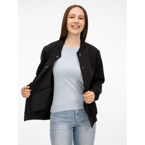 Бомбер унисекс AtmosWear, черный Бомбер унисекс AtmosWear, черный