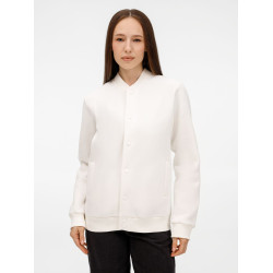 Бомбер унисекс AtmosWear, молочно-белый