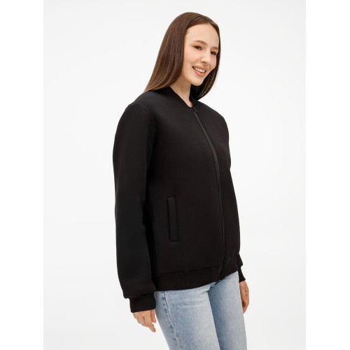 Бомбер унисекс Estado, черный Бомбер унисекс Estado, черный