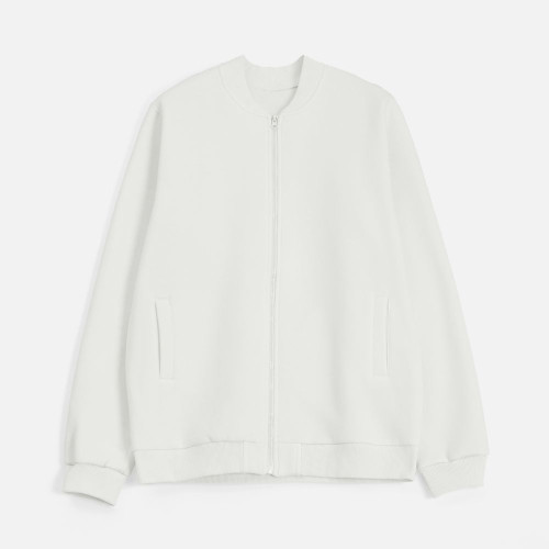 Бомбер унисекс Estado, молочно-белый Бомбер унисекс Estado, молочно-белый