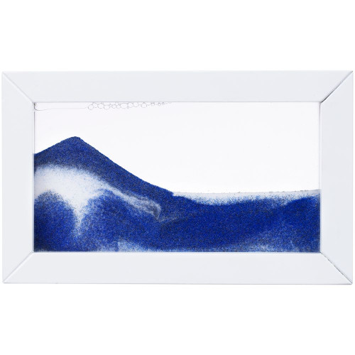 Песочная картина-антистресс Zenscape, белая с синим Песочная картина-антистресс Zenscape, белая с синим