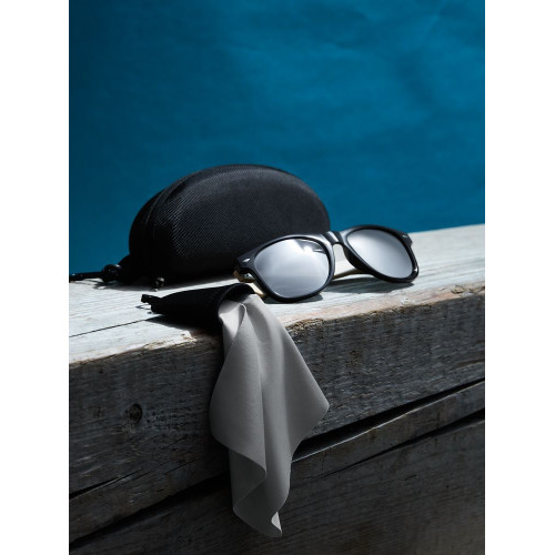 Очищающая салфетка Specta, серая с черным Очищающая салфетка Specta, серая с черным