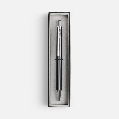 Ручка шариковая Arvent Glossy в футляре, черная Ручка шариковая Arvent Glossy в футляре, черная