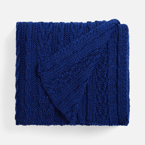 Плед Eloisa, темно-синий (кобальт)