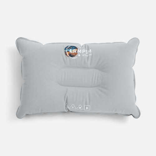 Надувная подушка Pillowish, серая Надувная подушка Pillowish, серая