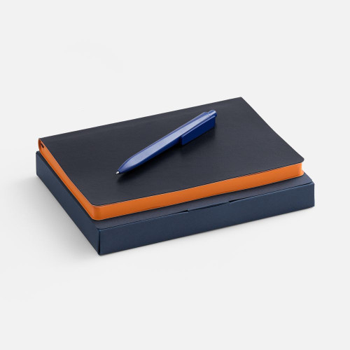 Набор Doppio, синий с оранжевым Набор Doppio, синий с оранжевым