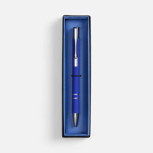 Ручка шариковая Keskus Soft Touch в футляре, синяя Ручка шариковая Keskus Soft Touch в футляре, синяя