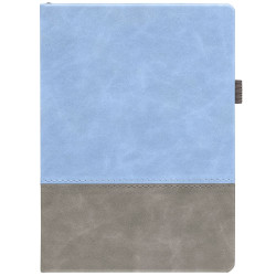 Ежедневник Horizon, недатированный, серый с голубым