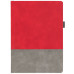 Ежедневник Horizon, недатированный, серый с красным