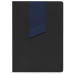 Ежедневник Bookmark, недатированный, черный с синим Ежедневник Bookmark, недатированный, черный с синим