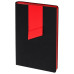 Ежедневник Bookmark, недатированный, черный с красным Ежедневник Bookmark, недатированный, черный с красным