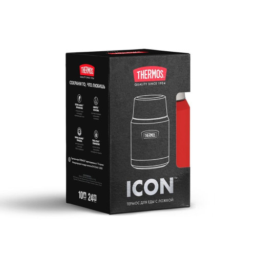 Термос для еды Icon 470, красный