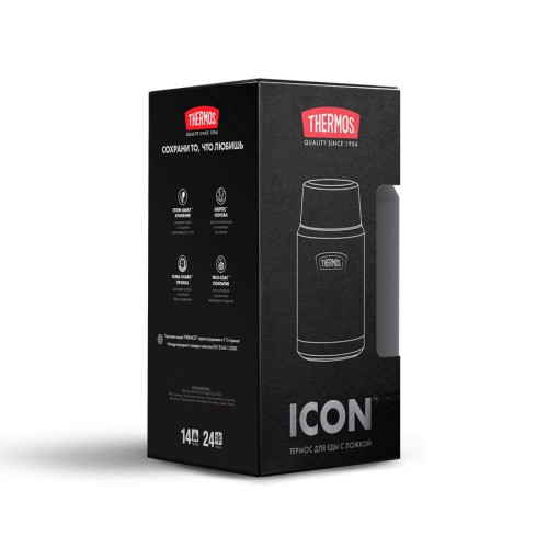 Термос для еды Icon 710, черный