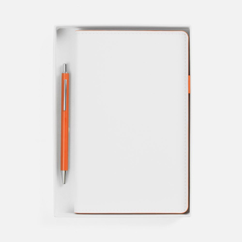 Набор White Shall, бело-оранжевый Набор White Shall, бело-оранжевый