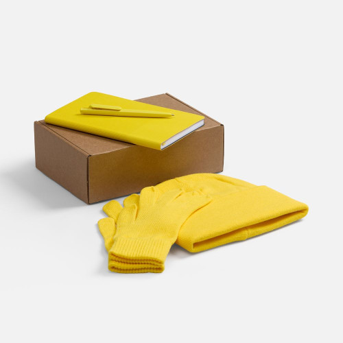 Набор Knit Warm, желтый Набор Knit Warm, желтый
