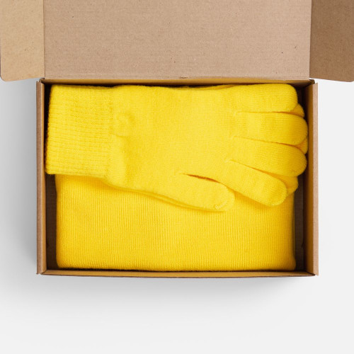 Набор Knit Warm, желтый Набор Knit Warm, желтый