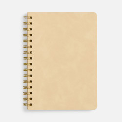 Ежедневник Spiral, недатированный, бежевый