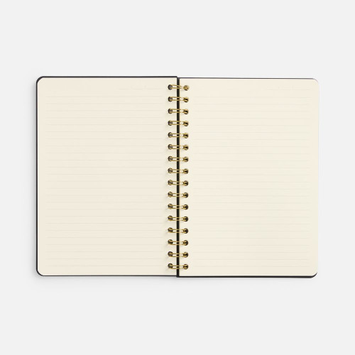 Ежедневник Spiral, недатированный, черный