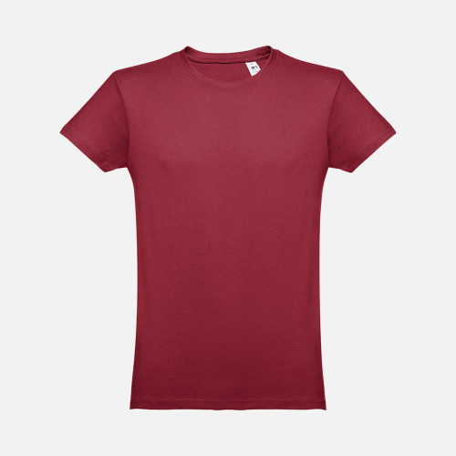 Футболка мужская Luanda, бордовая Футболка мужская Luanda, бордовая