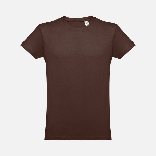 Футболка мужская Luanda, темно-коричневая Футболка мужская Luanda, темно-коричневая