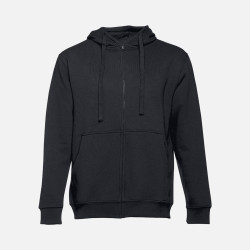 Толстовка мужская на молнии с капюшоном Amsterdam, черная