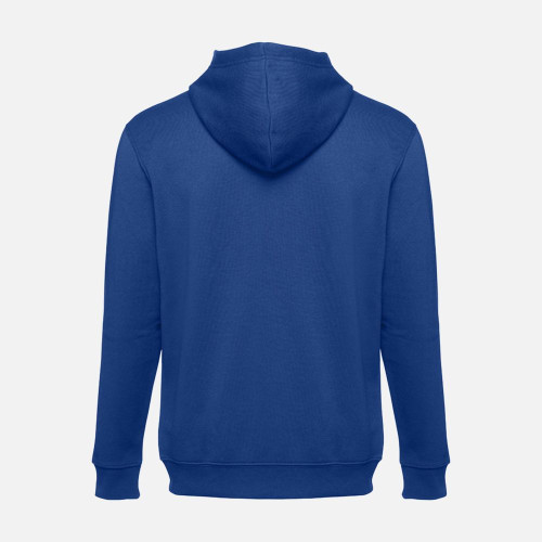 Толстовка мужская на молнии с капюшоном Amsterdam, ярко-синяя