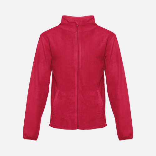 Куртка флисовая мужская Helsinki, красная Куртка флисовая мужская Helsinki, красная