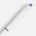 Ручка шариковая Bright Pop, белая с фиолетовым Ручка шариковая Bright Pop, белая с фиолетовым