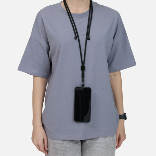 Шнурок для телефона TrendHand, черный Шнурок для телефона TrendHand, черный