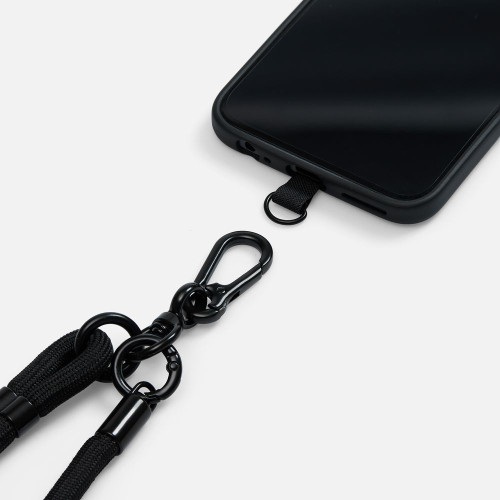 Шнурок для телефона OmniHold, черный Шнурок для телефона OmniHold, черный