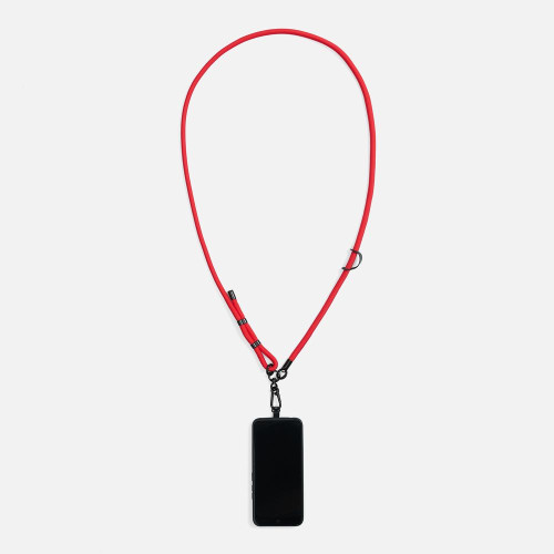 Шнурок для телефона OmniHold, красный