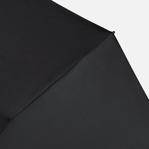 Зонт складной Skymate с УФ-защитой и ручкой-карабином, черный