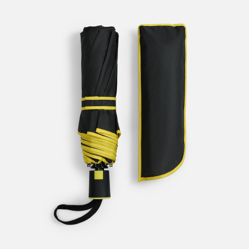 Зонт складной Edgeline, желтый Зонт складной Edgeline, желтый