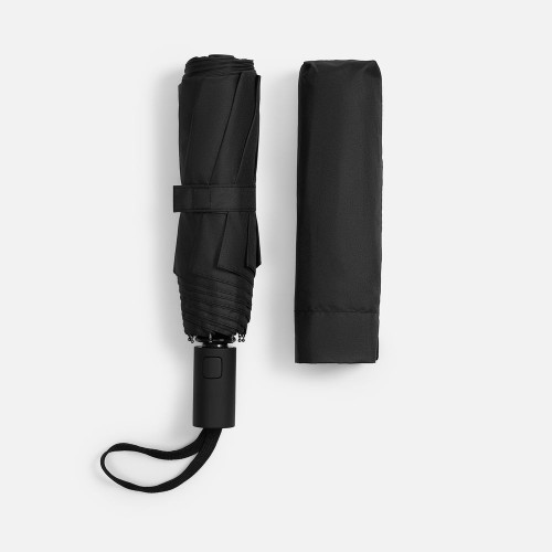 Зонт складной Cloudex, черный Зонт складной Cloudex, черный