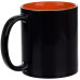 Кружка-хамелеон On Display, глянцевая, черная с оранжевым Кружка-хамелеон On Display, глянцевая, черная с оранжевым